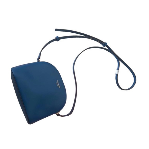 kate spade Handbags - NWT Kate Spade Underwater (466) Grain Leat Ocean Blue Leather Cross Body Bag